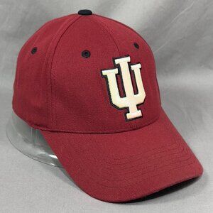 TOW Indiana Hoosiers NCAA One Fit Hat Red Football Stretch College Baseball Mens